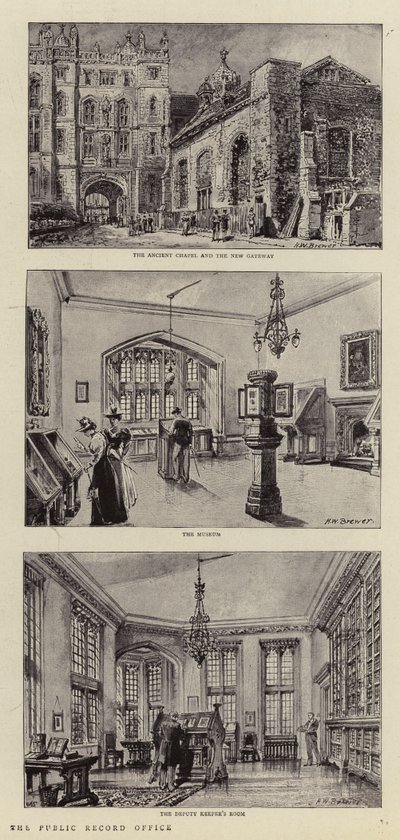 Public Records Office by Henry William Brewer